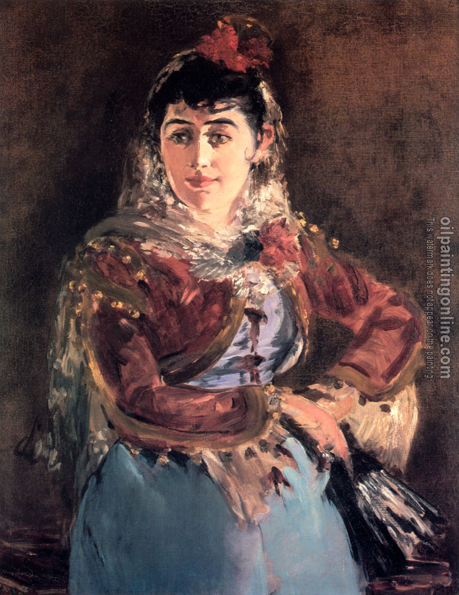 Manet, Edouard - Portrait of Emilie Ambre in the role of Carmen